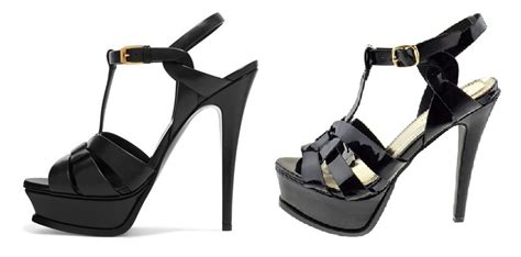 ysl heels logo replica|ysl tribute sandal dupe.